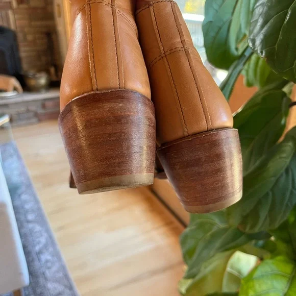 Red wing boots | booties lace up | tan | womens 8.5 - Picture 3 of 6